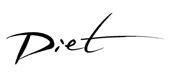 diet 캘리그라피